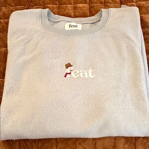 Feat Light Blue Women's Sweatshirt NWT
